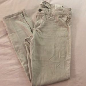 Abercrombie & Fitch tan jeans